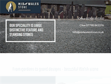 Tablet Screenshot of midwalesstone.co.uk